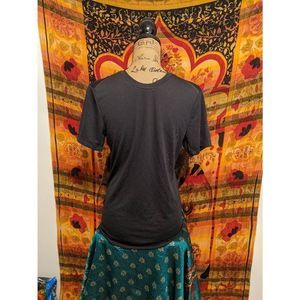 Size S Men's Athletic T-shirt, Dry Wick, Polyester,  Black & Grey Dri-Fit apana